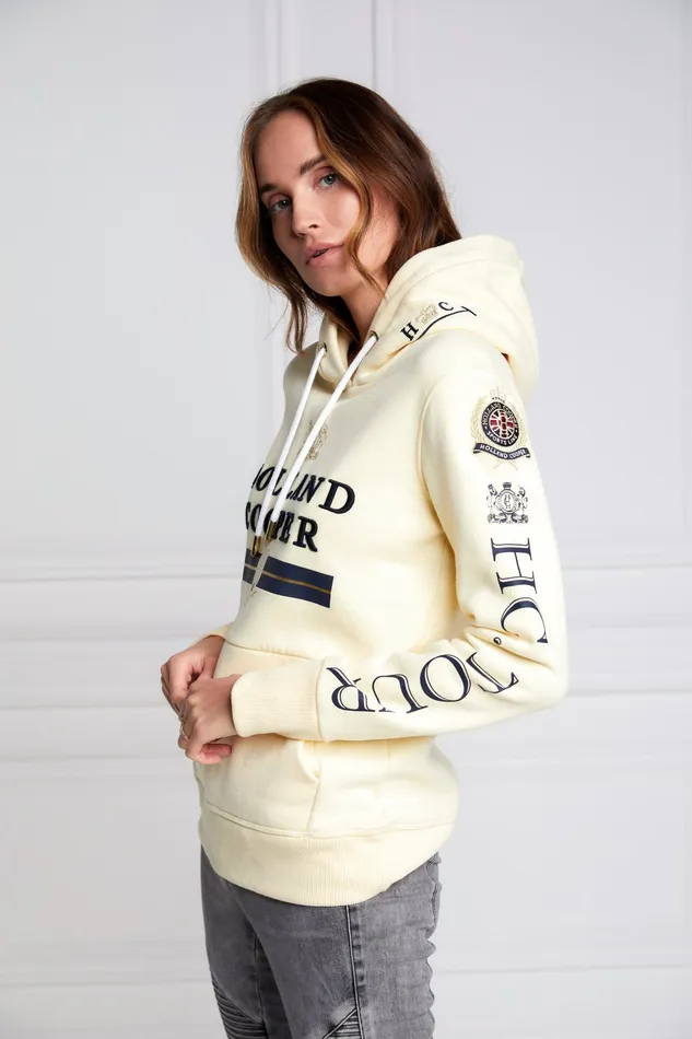 Holland Cooper HC Heritage Hoodie Lemon Women Hoodies