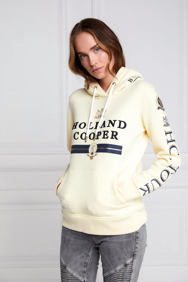 Holland Cooper HC Heritage Hoodie Lemon Women Hoodies