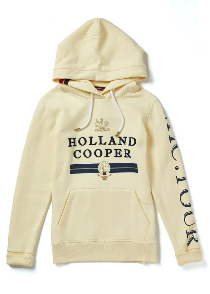 Holland Cooper HC Heritage Hoodie Lemon Women Hoodies