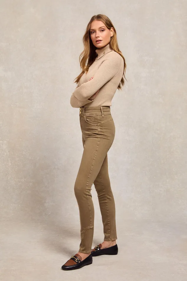 Holland Cooper Jodhpur Jean Taupe Women Jeans Holland Cooper Jodhpur Jean Taupe Women Jeans