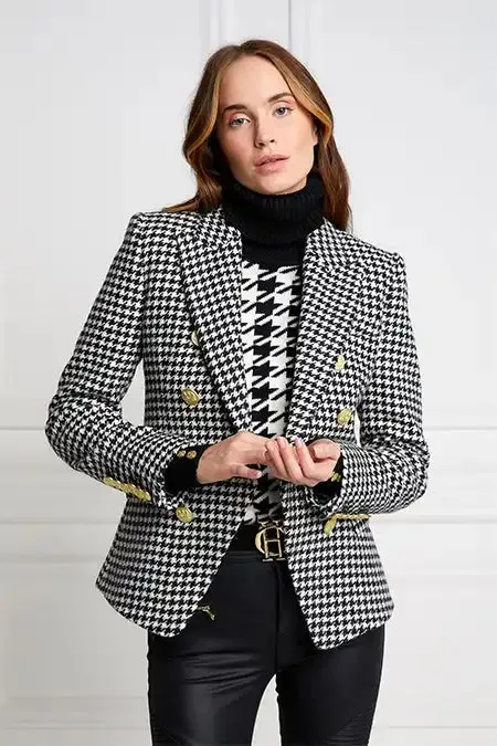 Holland Cooper Knightsbridge Blazer Houndstooth Women Tailoring