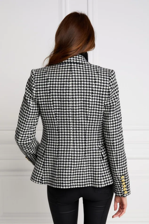 Holland Cooper Knightsbridge Blazer Houndstooth Women Tailoring