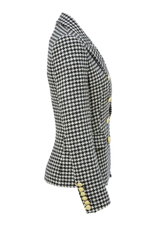 Holland Cooper Knightsbridge Blazer Houndstooth Women Tailoring