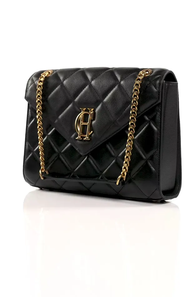 Holland Cooper Knightsbridge Shoulder Bag Black Women Shoulder Bags Holland Cooper Knightsbridge Shoulder Bag Black Women Shoulder Bags