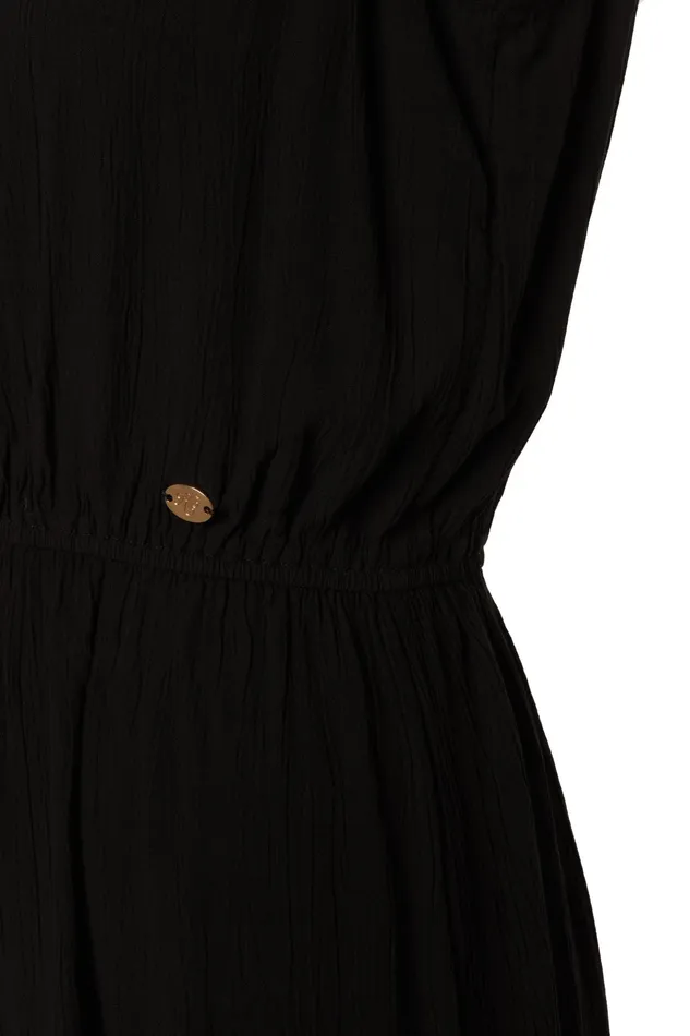 Holland Cooper Paloma Maxi Dress Black Women Dresses