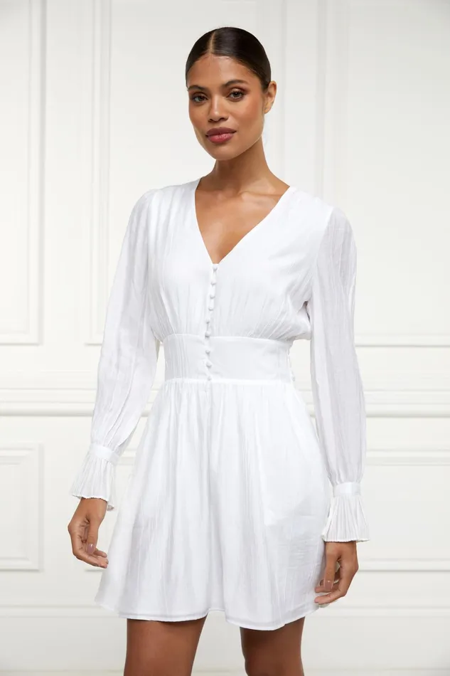 Holland Cooper Phoebe VNeck Mini Dress Women Dresses