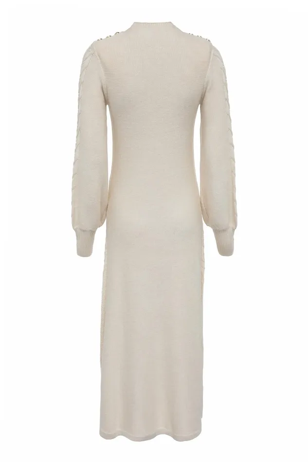 Holland Cooper Rachel Maxi Dress Oatmeal Women Dresses