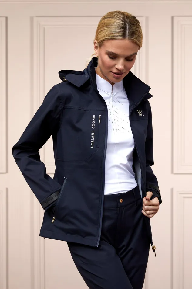 Holland Cooper Riding Shell Jacket Ink Navy Women Jackets Holland Cooper Riding Shell Jacket Ink Navy Women Jackets
