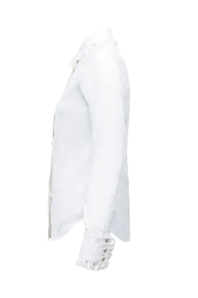 Holland Cooper Rose Shirt White Women Shirts and Blouses Holland Cooper Rose Shirt White Women Shirts and Blouses