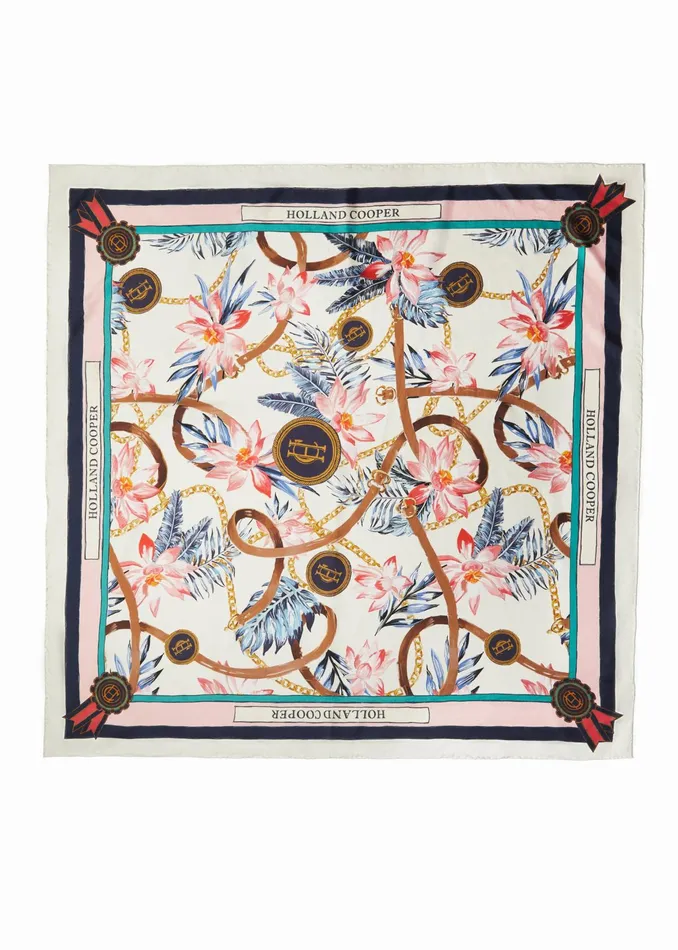 Holland Cooper Silk Scarf Seychelles Women Scarves