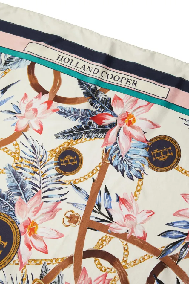 Holland Cooper Silk Scarf Seychelles Women Scarves Holland Cooper Silk Scarf Seychelles Women Scarves