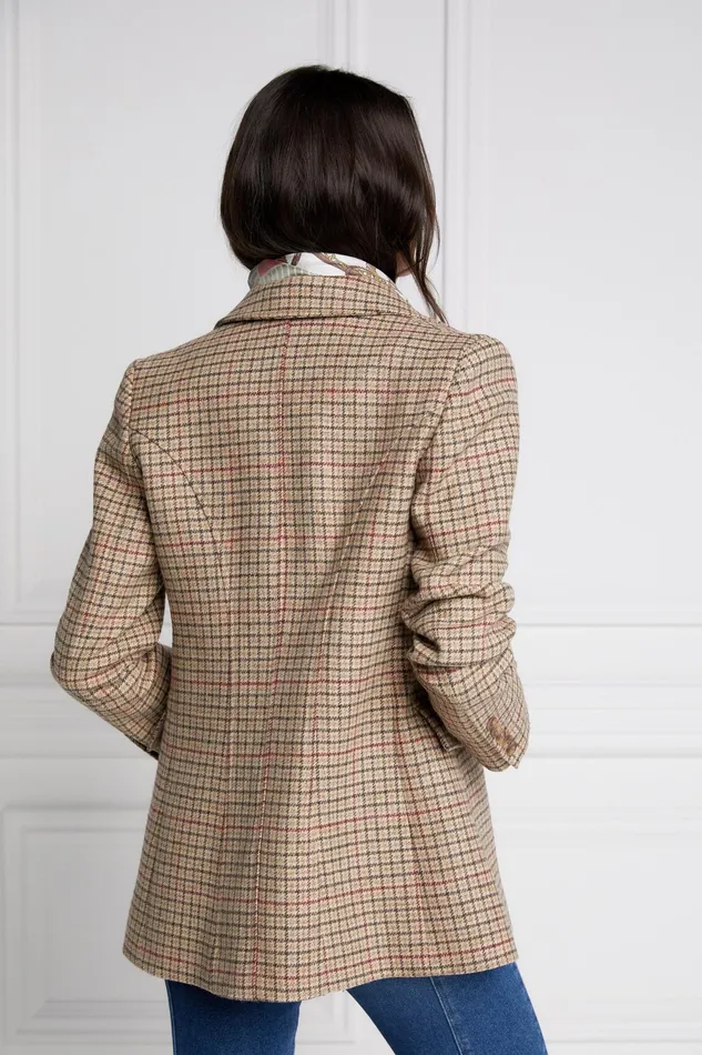 Holland Cooper Single Breasted Blazer Charlton Tweed Women Tailoring