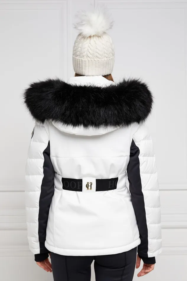 Holland Cooper Ski Jacket White Women Ski Jackets