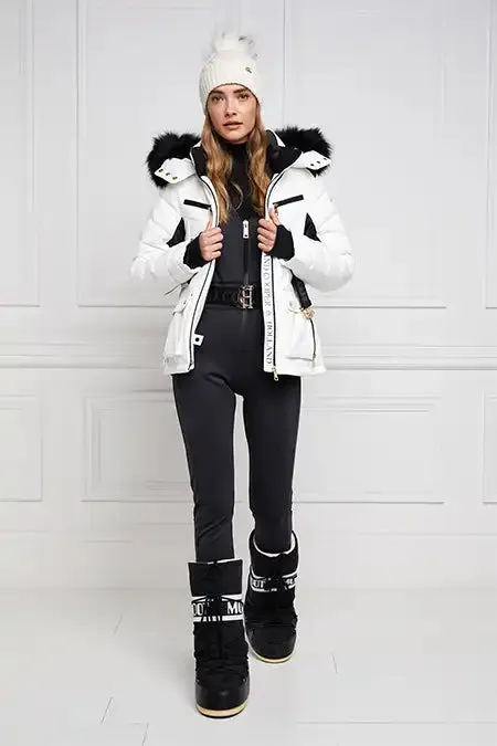 Holland Cooper Ski Jacket White Women Ski Jackets