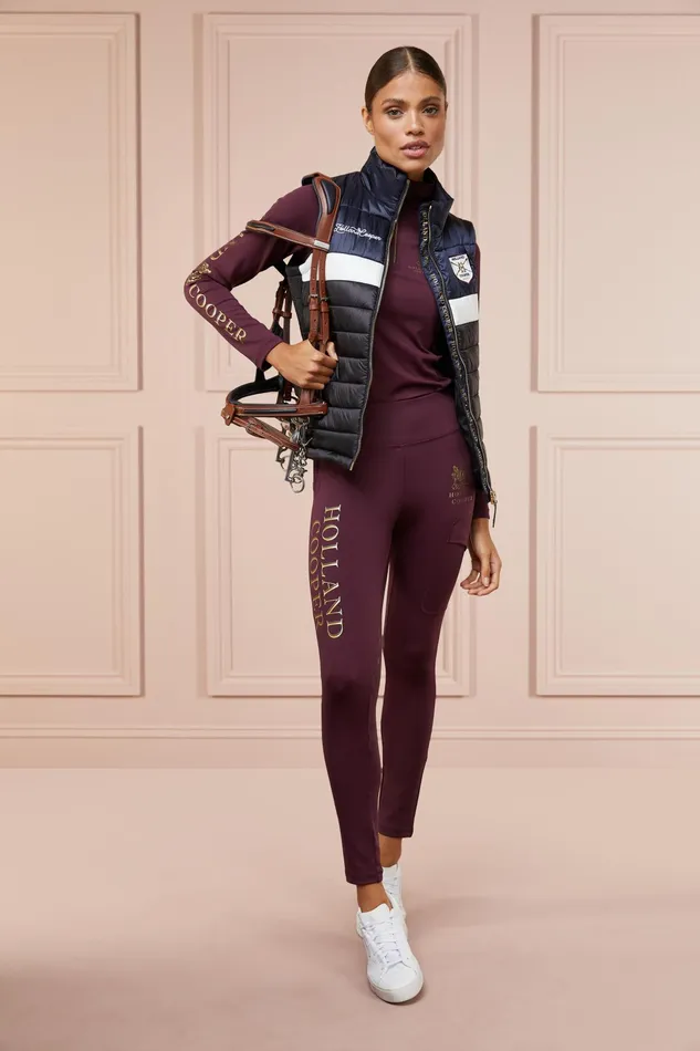 Holland Cooper Sport Legging Mulberry Women Leggings