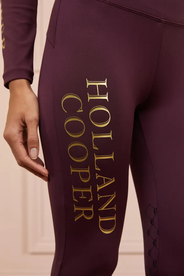 Holland Cooper Sport Legging Mulberry Women Leggings Holland Cooper Sport Legging Mulberry Women Leggings