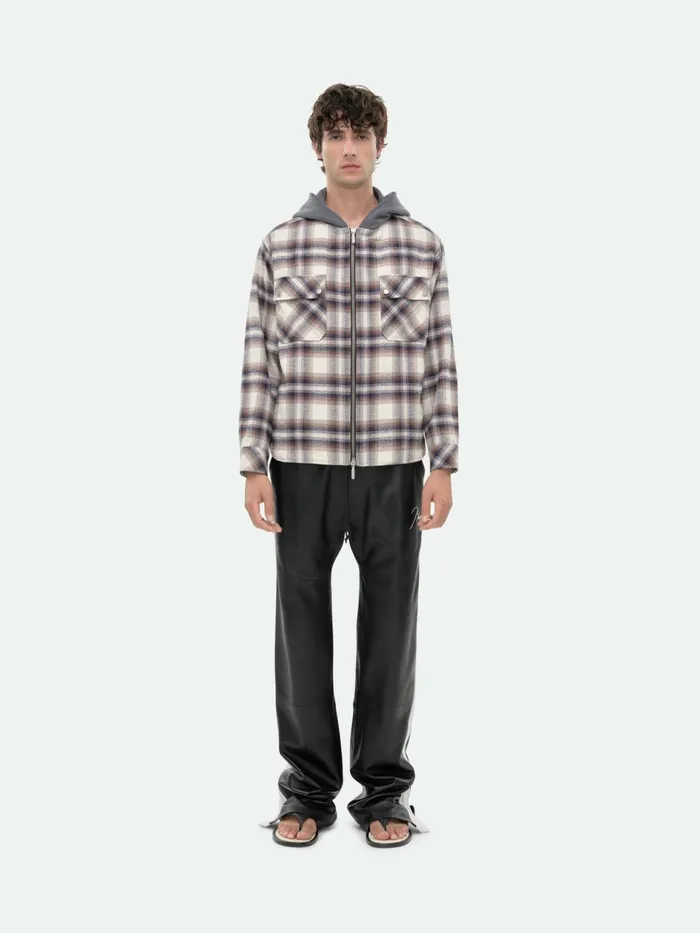 HOODED FLANNEL JACKET Men Rhude Outerwear
