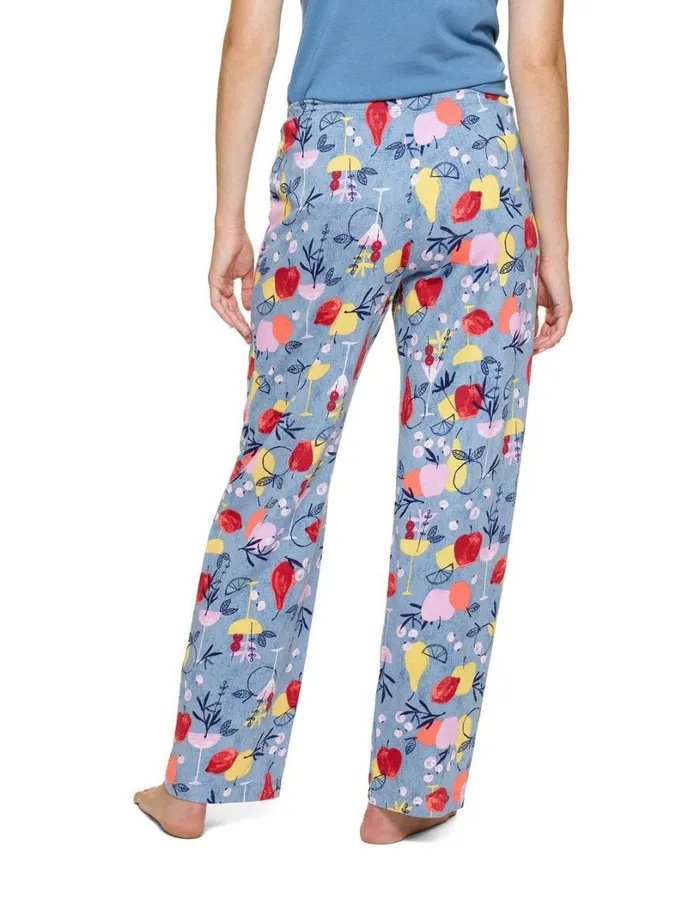 Hue Apple Aperitif PJ Pant Dusty Blue Women Plus Size