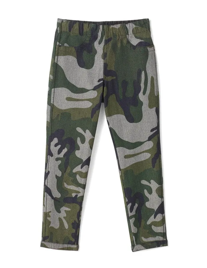 Hue Camo Reversible Denim High Rise Leggings Camo WomenGirls Skinny