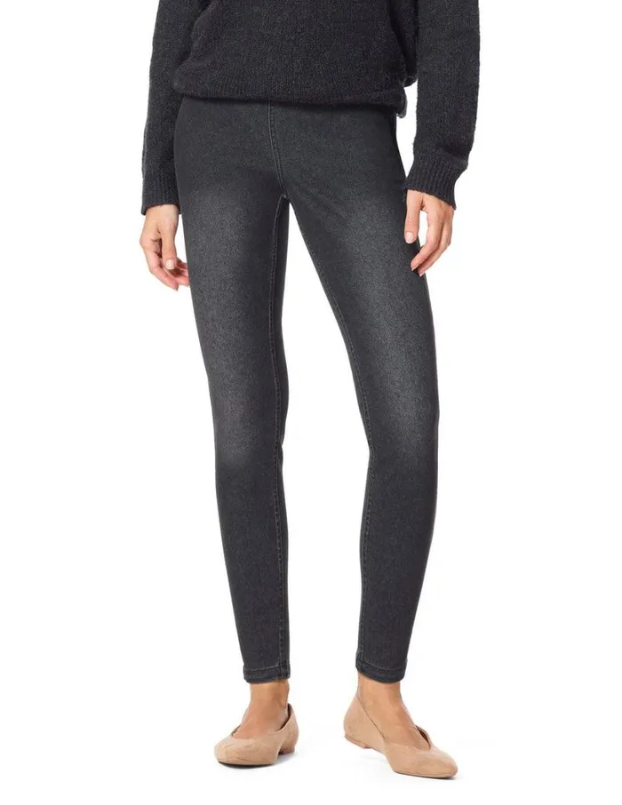 Hue Cheetah Reversible Denim High Rise Leggings Cheetah Women Skinny