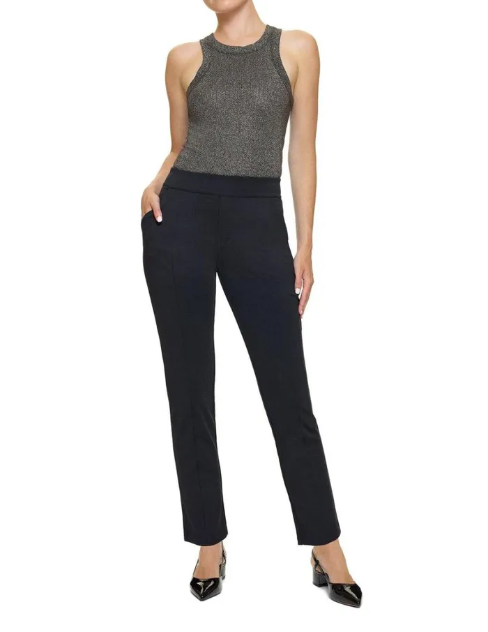 Hue Ponte Adjustable Pull On Trouser Black Women Trousers