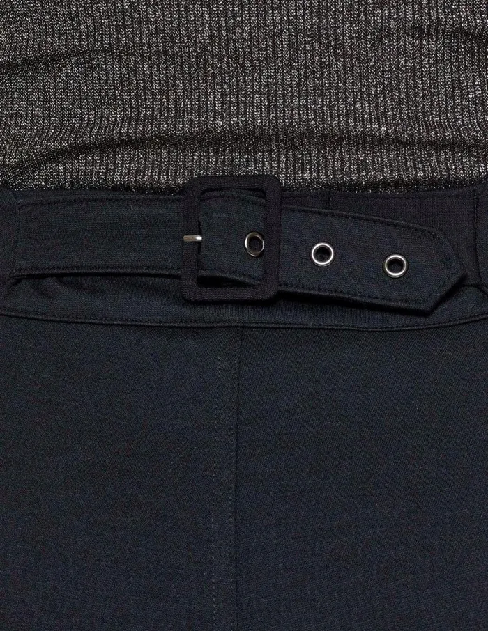 Hue Ponte Adjustable Pull On Trouser Black Women Trousers