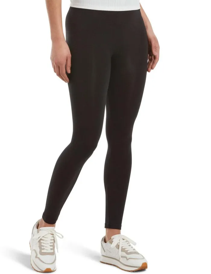 Hue Seamless Leggings Black Women Knit