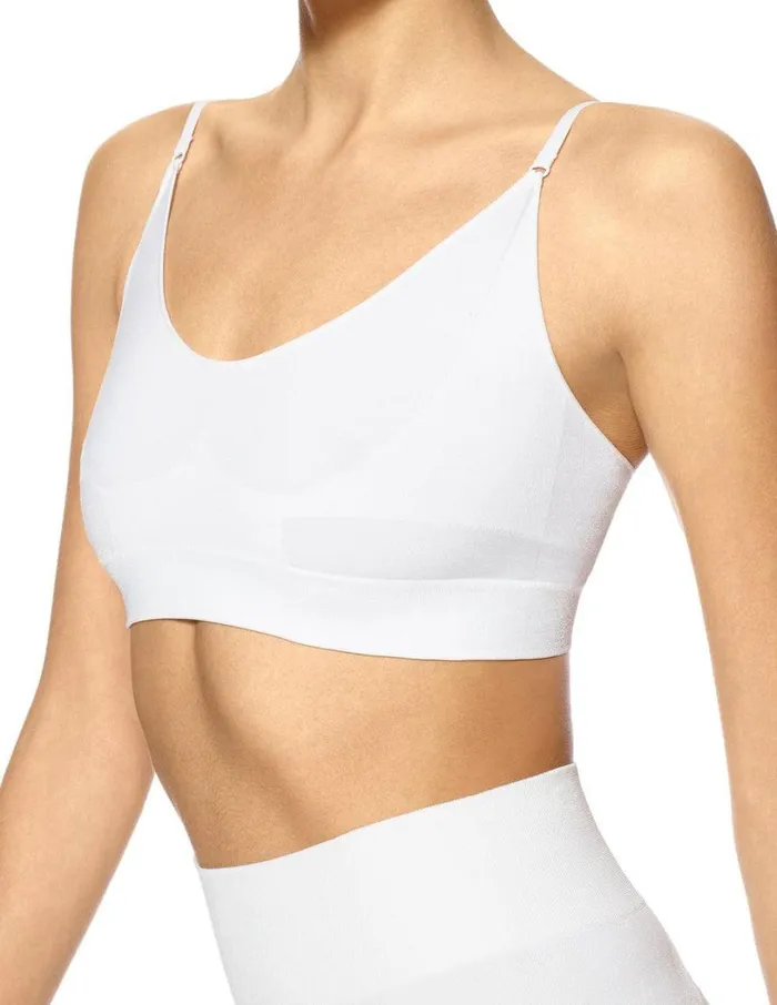 Hue Seamless Shaping Bralette White Women Tanks and Camis