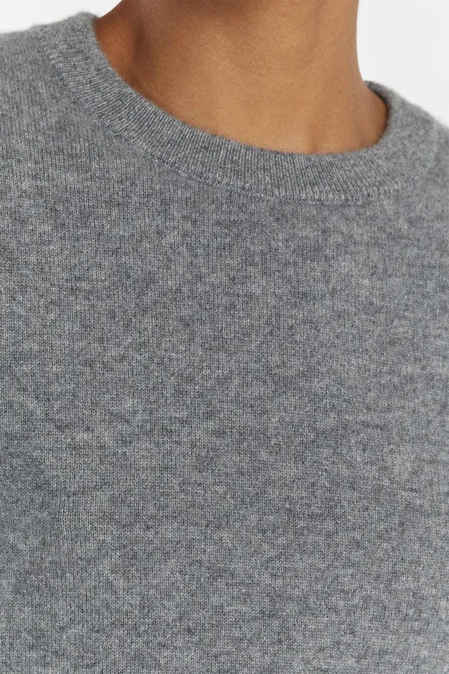 INDY GREY CASHMERE KNIT JUMPER Women DISSH Long Sleeved