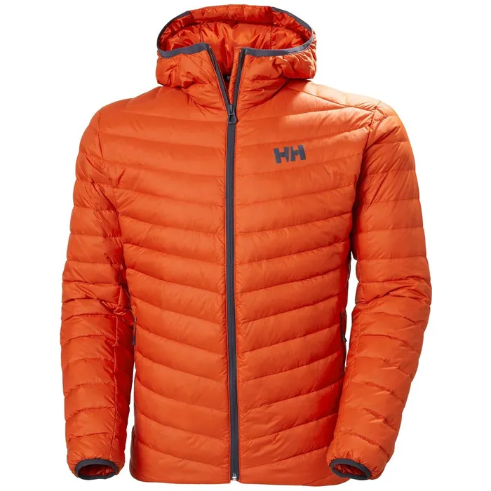 Insulated Jackets Men Helly Hansen VERGLAS HOODED DOWN INSULATOR 300 Patrol Oran