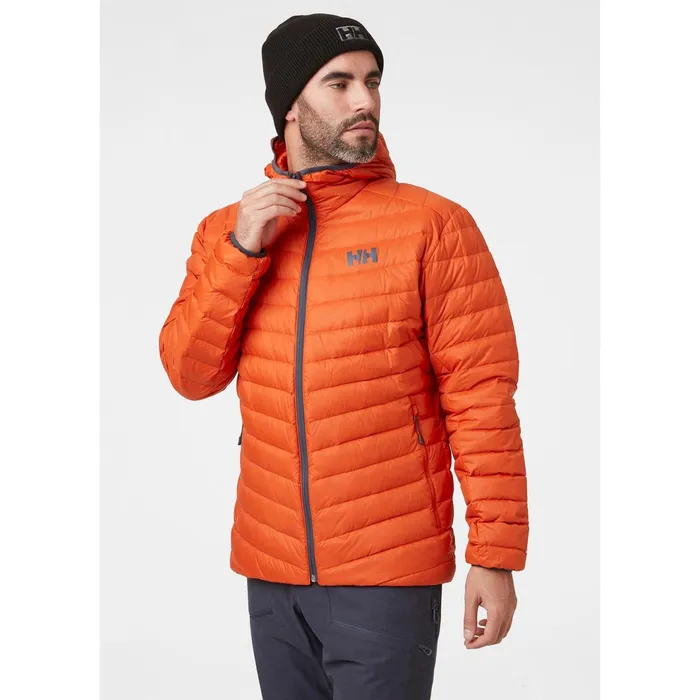 Insulated Jackets Men Helly Hansen VERGLAS HOODED DOWN INSULATOR 300 Patrol Oran