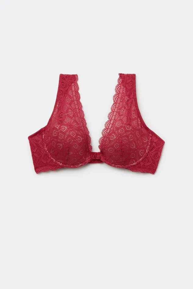 Intimissimi Balconette Women Elena Balconette Bra In Lace Red 1473 8211 Rosso
