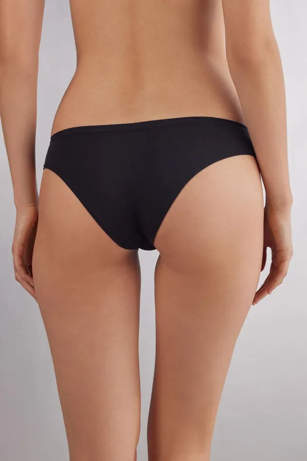Intimissimi Bikini Panties Women Cotton Panties Black 019 8211 Black