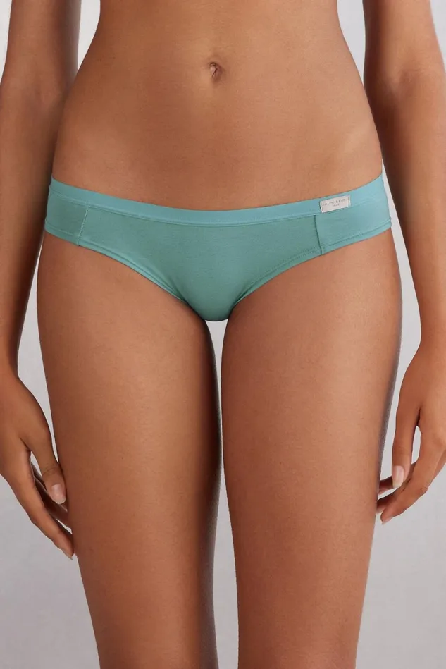 Intimissimi Bikini Panties Women Cotton Panties Blue 654j 8211 Lagoon Blue