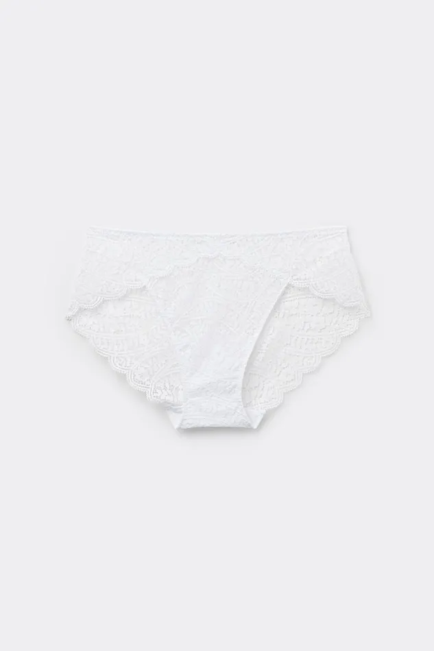 Intimissimi Bikini Panties Women Flower Paisley Panties White 001 8211 White