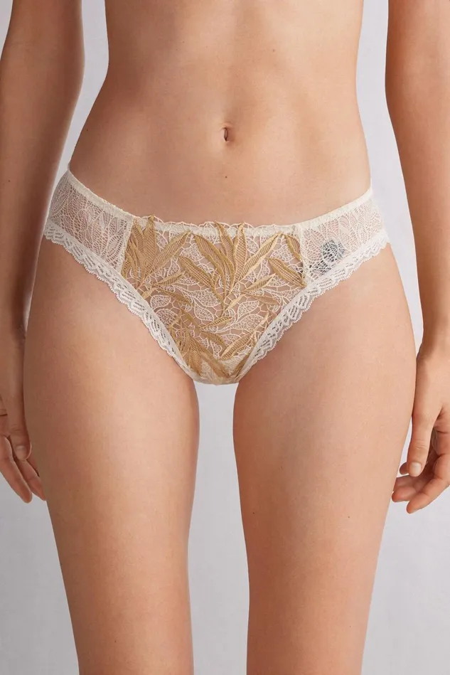 Intimissimi Bikini Panties Women Golden Hour Panties 612i 8211 Vanilla Ivory
