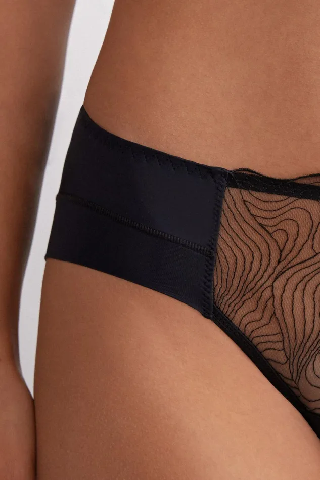 Intimissimi Bikini Panties Women Hypnotic Details Panties Black 019 8211 Black