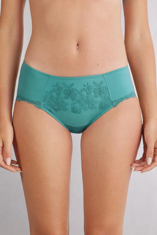 Intimissimi Bikini Panties Women In Full Bloom Tulle Panties Blue 654j 8211 Lagoon Blue Intimissimi Bikini Panties Women In Full Bloom Tulle Panties Blue 654j 8211 Lagoon Blue