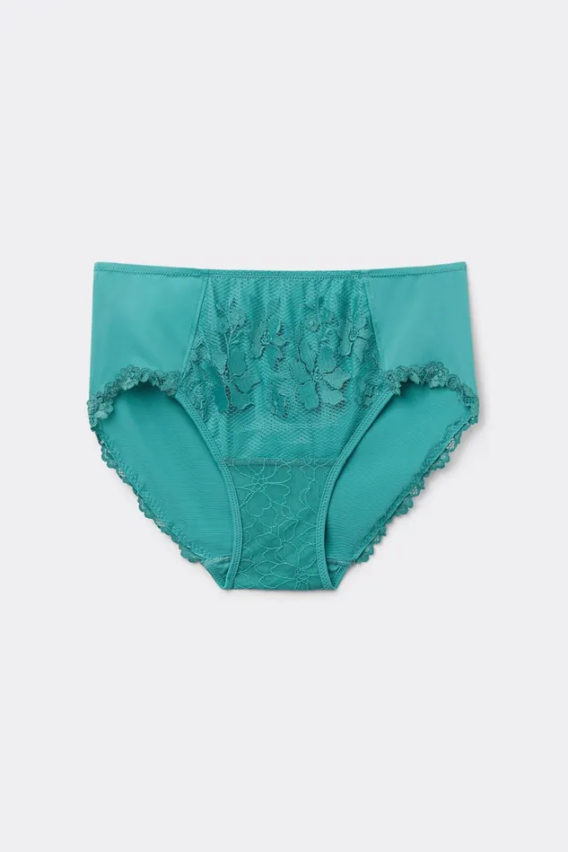 Intimissimi Bikini Panties Women In Full Bloom Tulle Panties Blue 654j 8211 Lagoon Blue