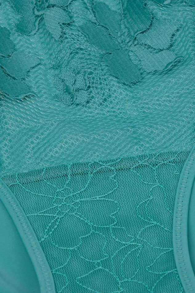Intimissimi Bikini Panties Women In Full Bloom Tulle Panties Blue 654j 8211 Lagoon Blue