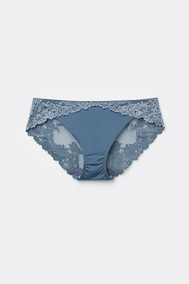 Intimissimi Bikini Panties Women Pretty Flowers Panties Blue 658j 8211 Lapis Blue