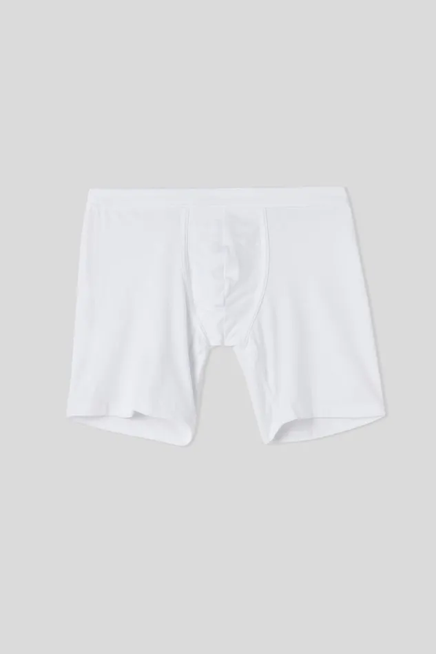 Intimissimi Boxers Men Superior Cotton Long Boxers White 001 8211 White