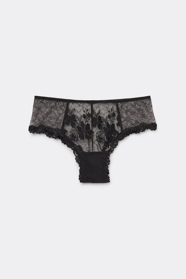 Intimissimi Boyshorts and Hipsters Women In Full Bloom Hipster Brazilian Black 019 8211 Black