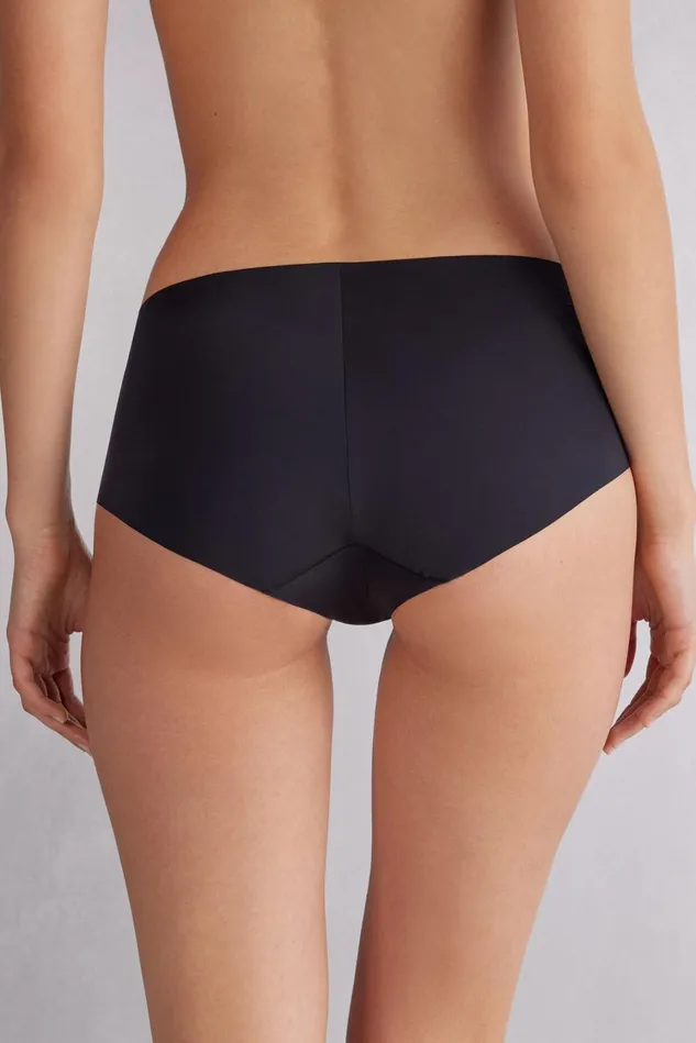 Intimissimi Boyshorts and Hipsters Women Seamless Microfiber Hipster Black 019 8211 Black