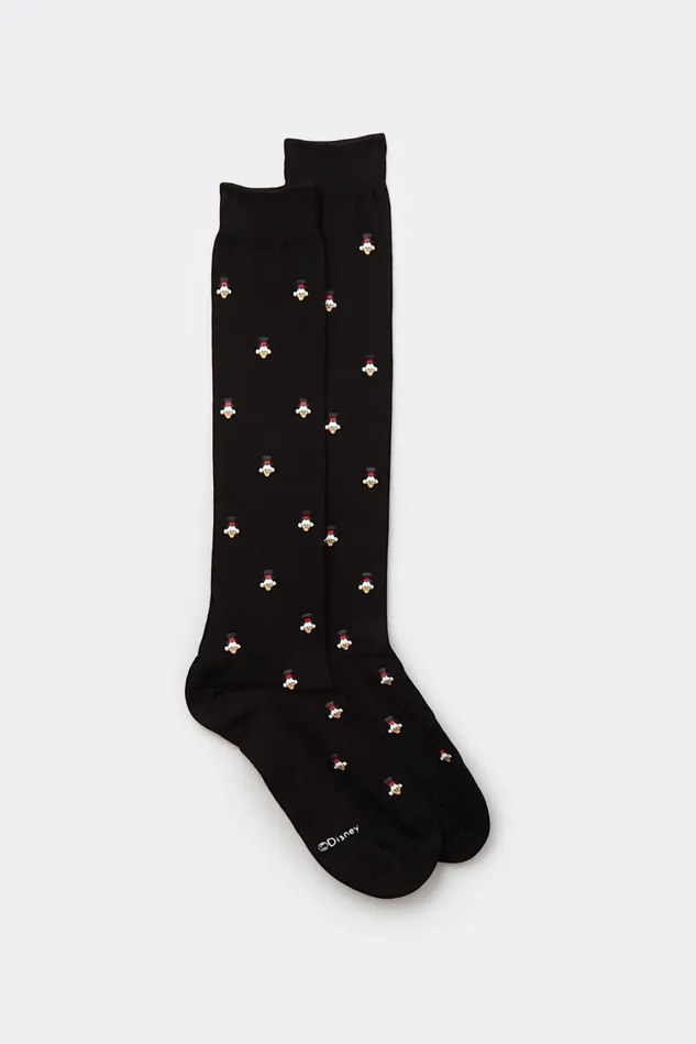 Intimissimi Long Socks Men Scrooge Mcduck Disney Soft Cotton Knee Socks Print 704j 8211 Nero Stampa Zio Paperone Intimissimi Long Socks Men Scrooge Mcduck Disney Soft Cotton Knee Socks Print 704j 8211 Nero Stampa Zio Paperone