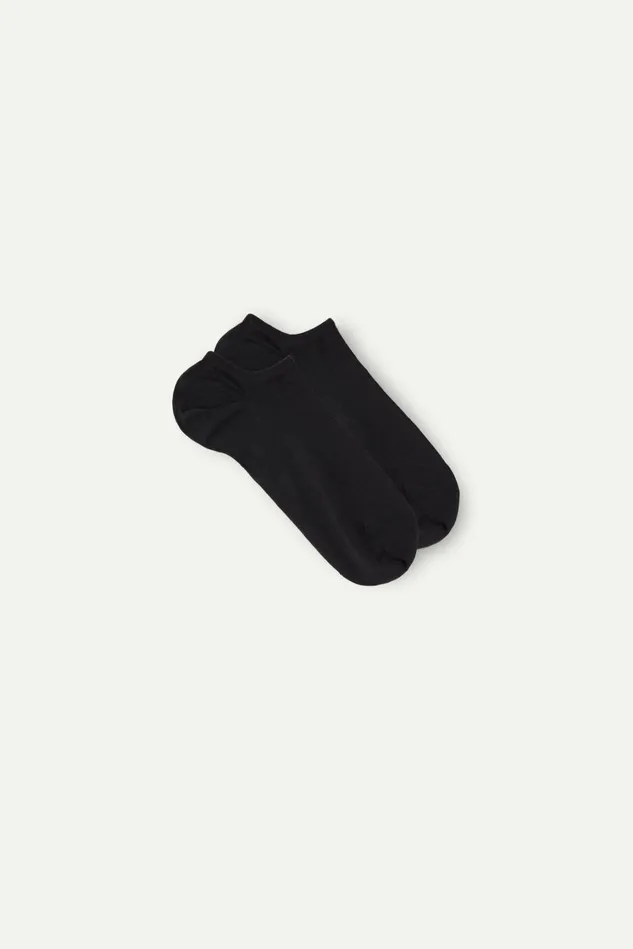 Intimissimi NoShow Socks Men Superior Cotton NoShow Socks Black 019 8211 Black
