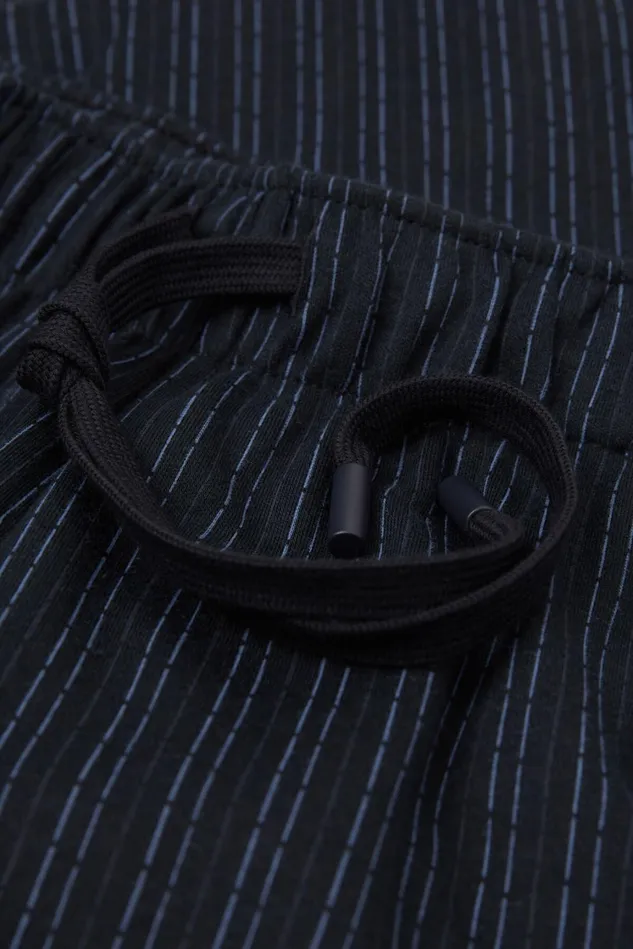 Intimissimi Pants Men Blue Pinstripe Print Cotton Pants Blue 682j 8211 Gessato Blu