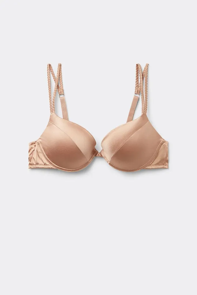 Intimissimi PushUp Super PushUp Women Bellissima Silk PushUp Bra Natural 163i 8211 Satin Pink