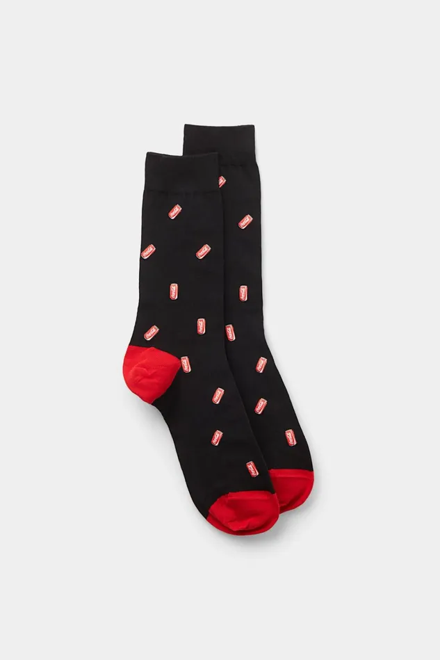 Intimissimi Short Socks Men CocaCola Soft Cotton Short Socks Print 758j 8211 Nero Stampa Coca Cola Intimissimi Short Socks Men CocaCola Soft Cotton Short Socks Print 758j 8211 Nero Stampa Coca Cola