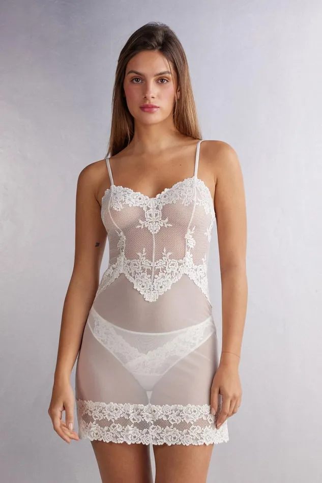 Intimissimi Slips Babydolls Women Pretty Flowers Babydoll Ivory 2127 8211 Talc White Intimissimi Slips Babydolls Women Pretty Flowers Babydoll Ivory 2127 8211 Talc White